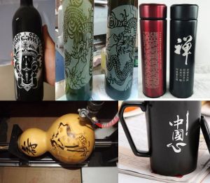 丹东宽甸满族自治县酒瓶葫芦工艺品激光雕刻机